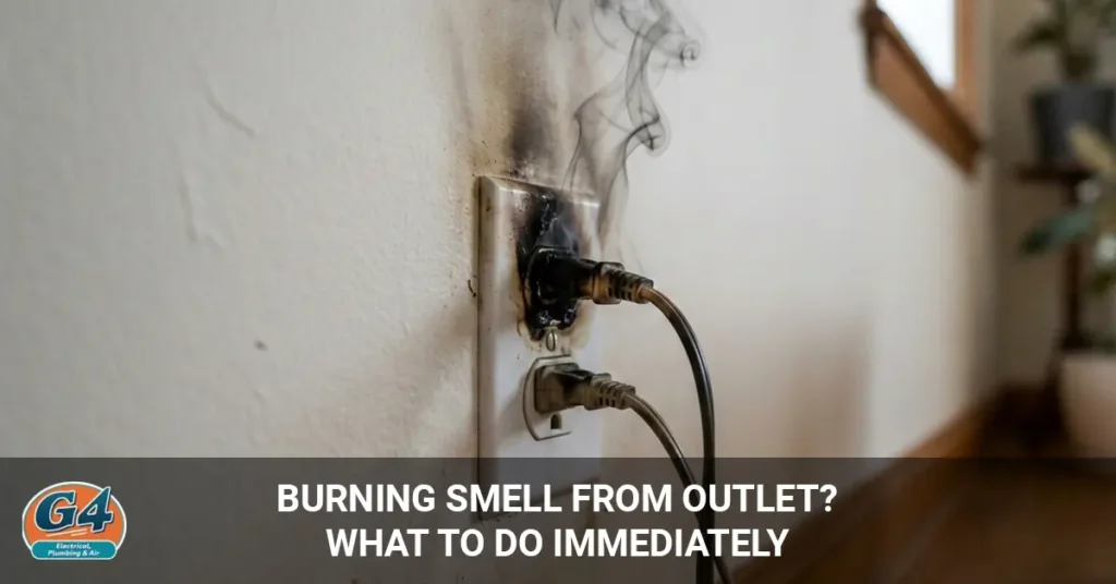burning smell from outlet