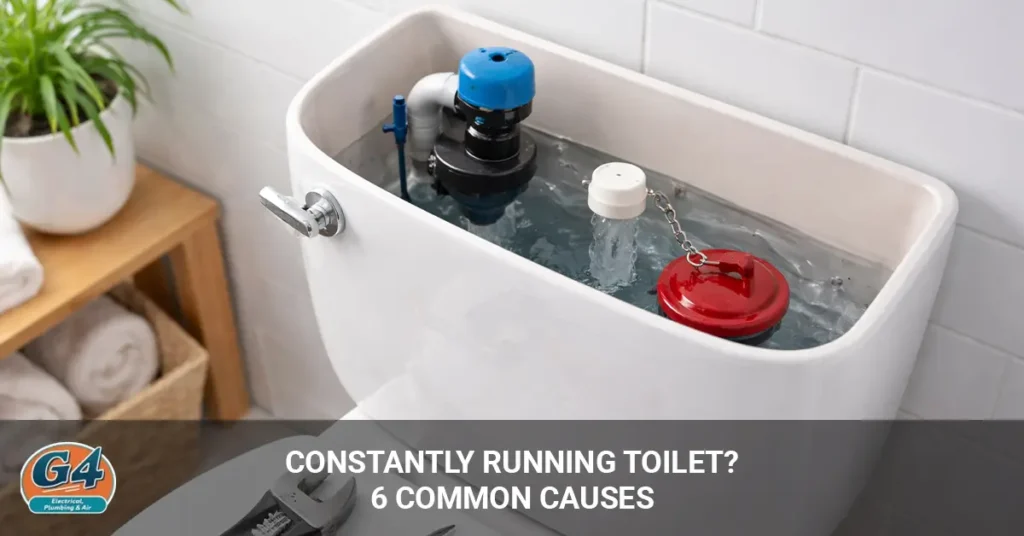 constantly running toilet