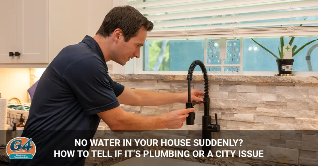 no water in house
