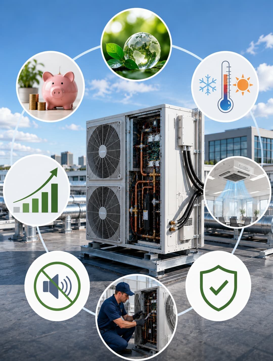 Benefits of Commercial Heat Pump Systems