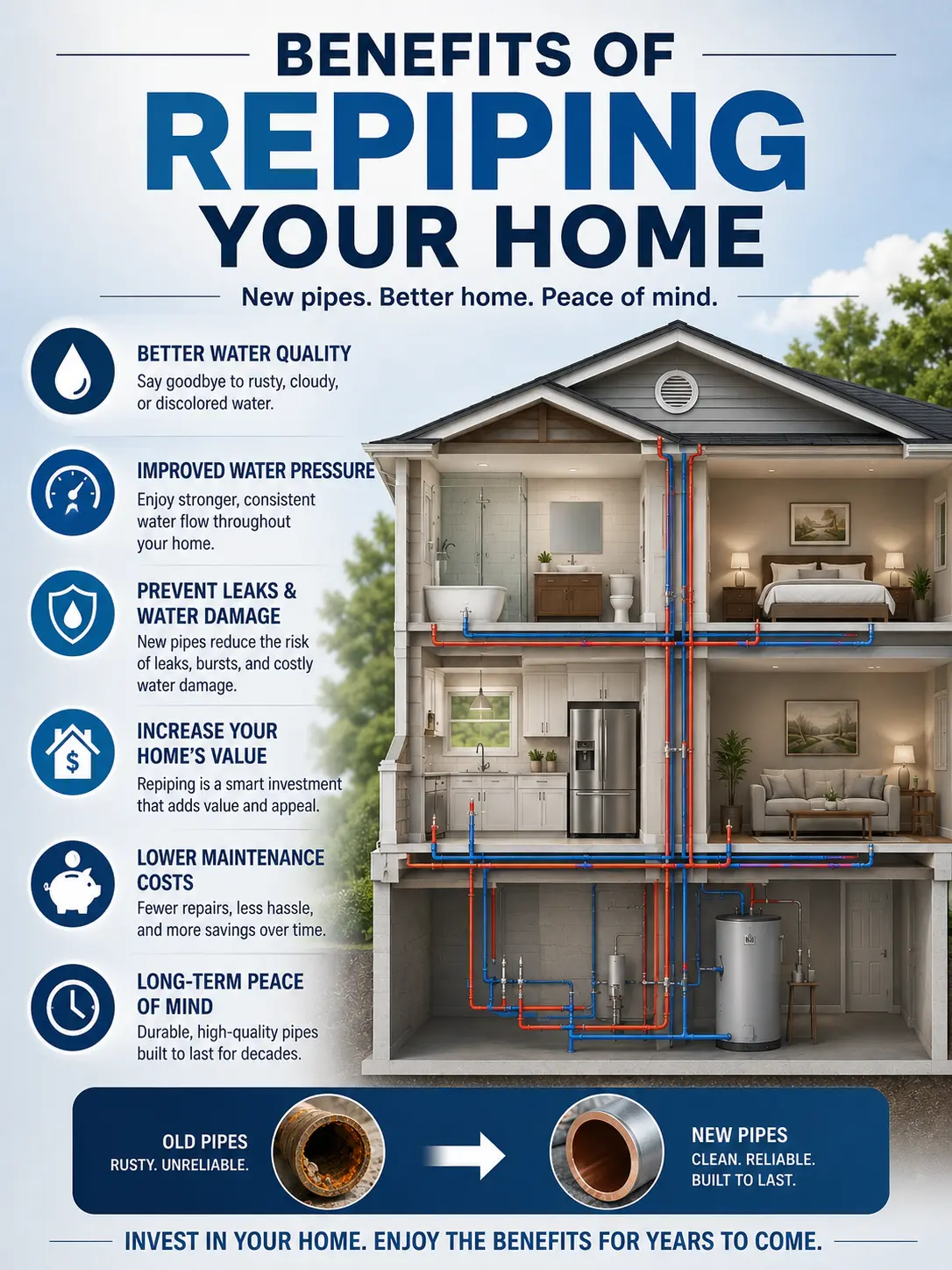 Benefits of Repiping Your Home
