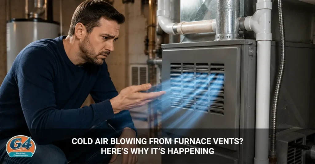 furnace blowing cold air