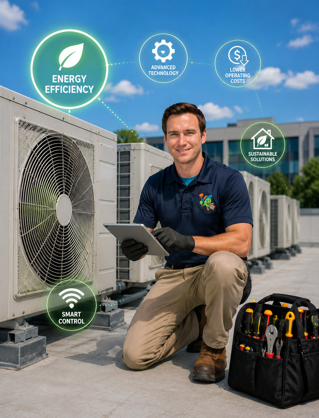 Energy-Efficient Commercial Cooling Systems