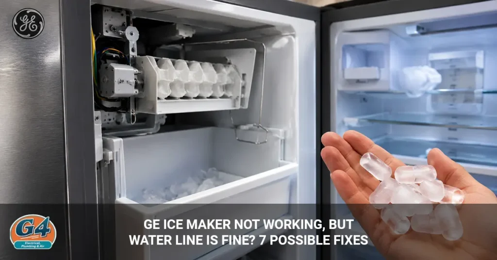 GE ice maker not working