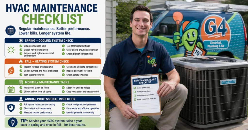HVAC maintenance checklist