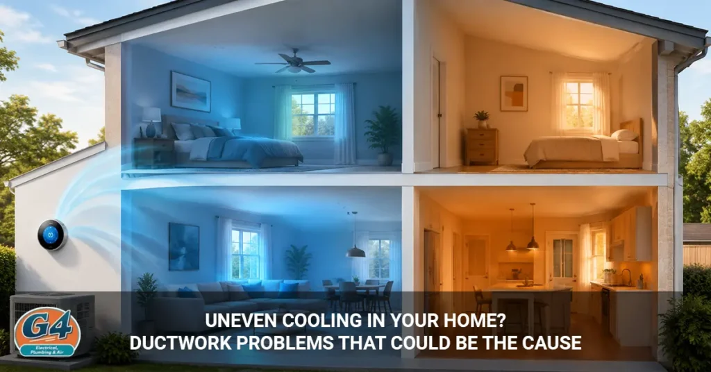 uneven cooling in home