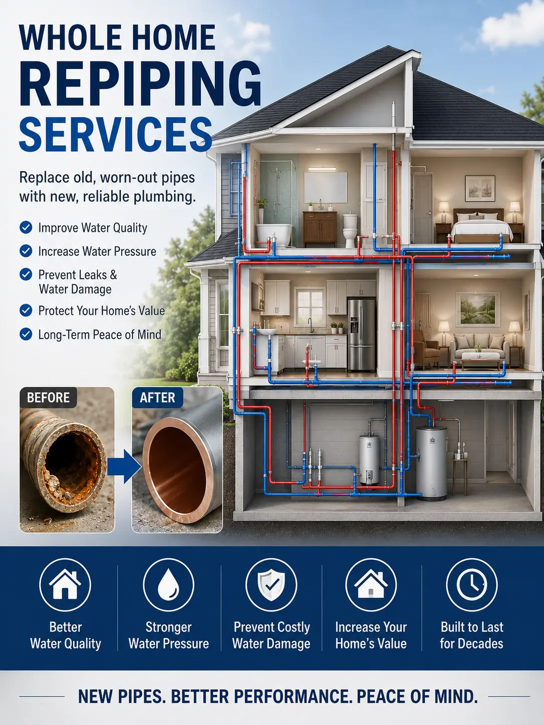 Whole Home Repiping Services