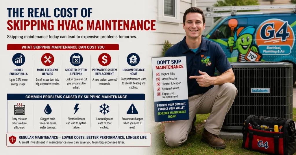 skip HVAC maintenance costs