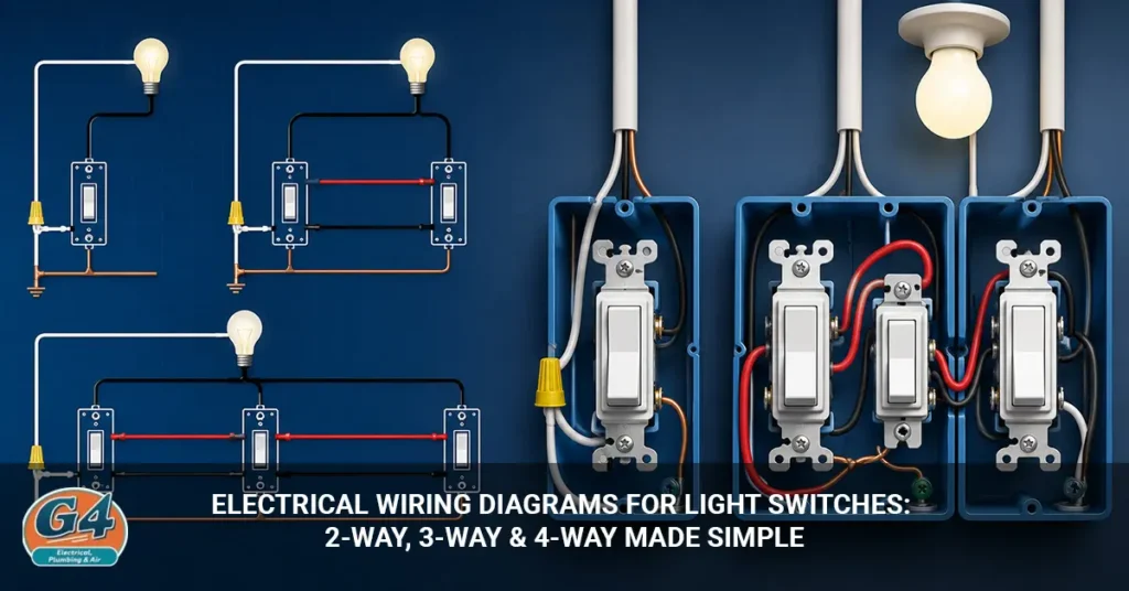 electrical wiring diagrams for light switches