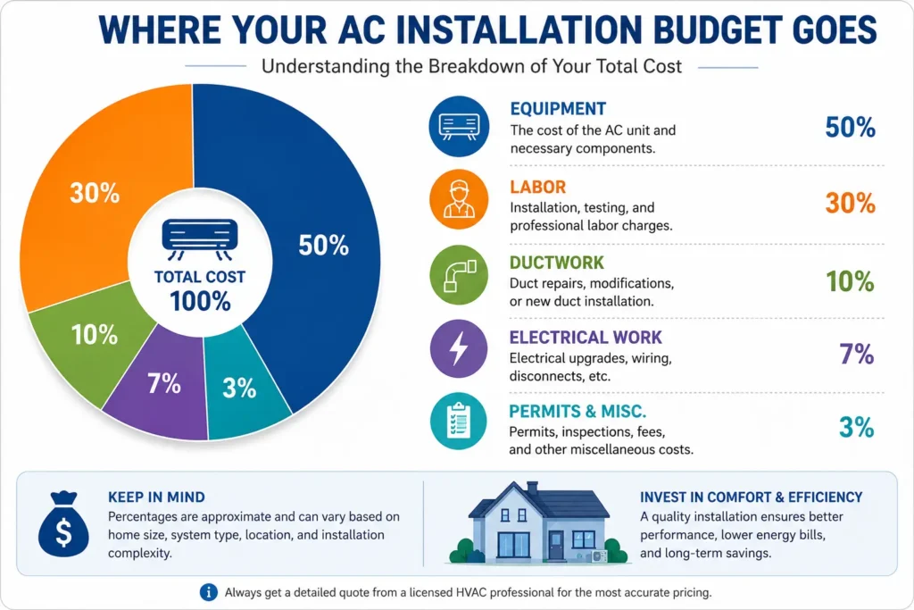 Quick Cost Breakdown of ac installation