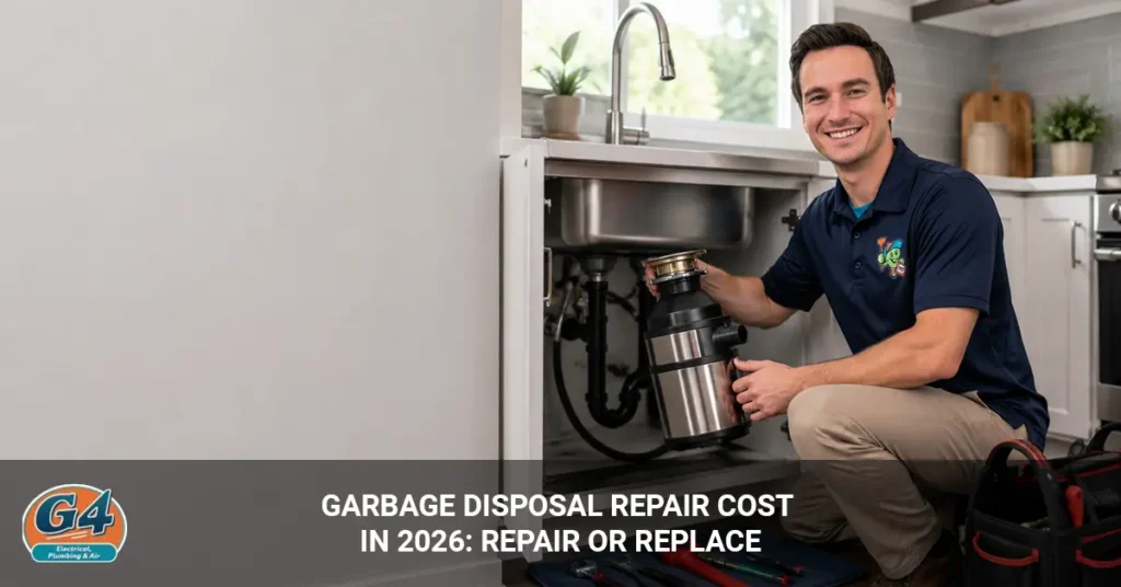 garbage disposal repair cost