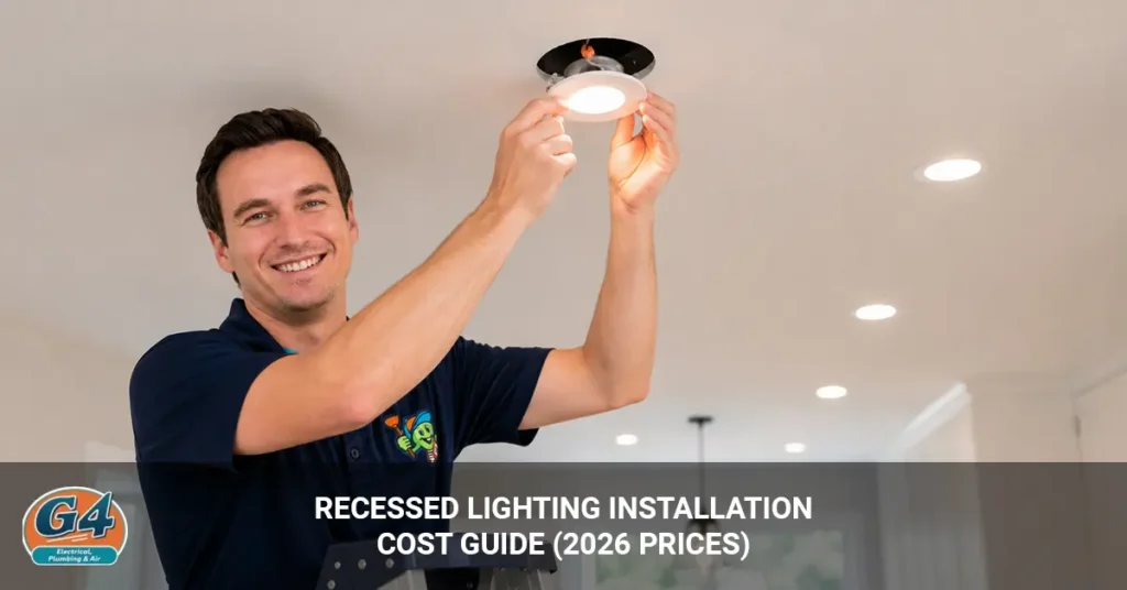 recessed lighting installation cost