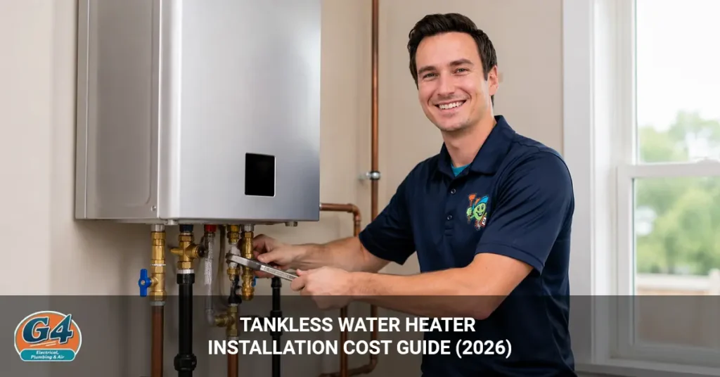 tankless water heater installation
