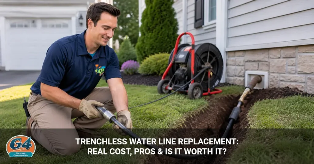 Trenchless Water Line Replacement Cost