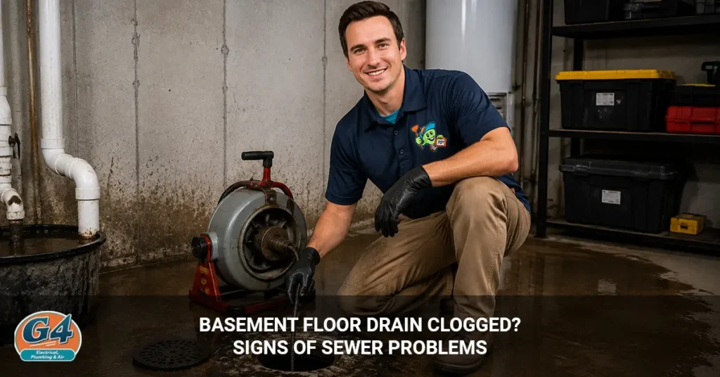 Basement Floor Drain Clogged