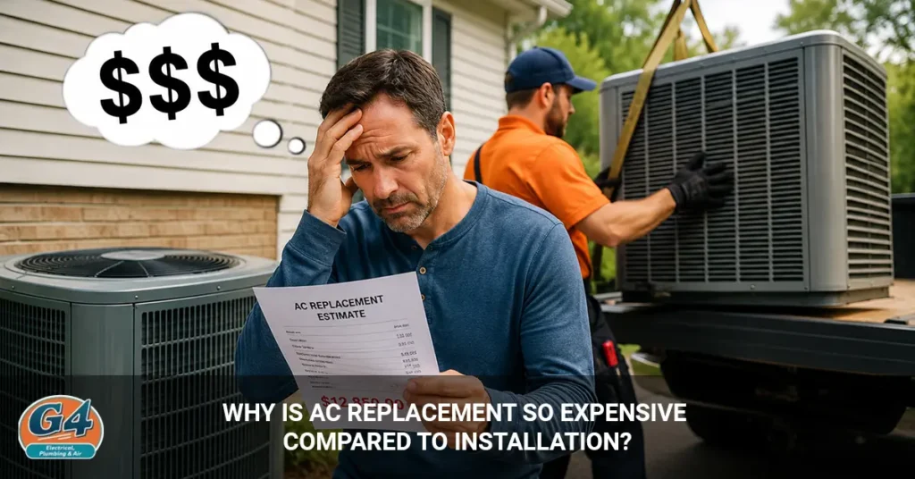 AC replacement so expensive