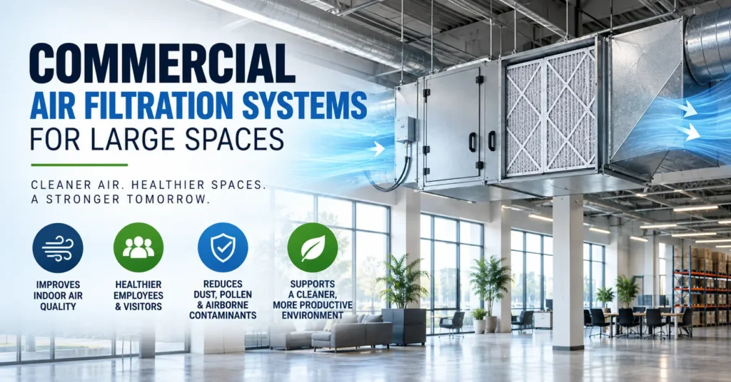 commercial air filtration systems for large spaces