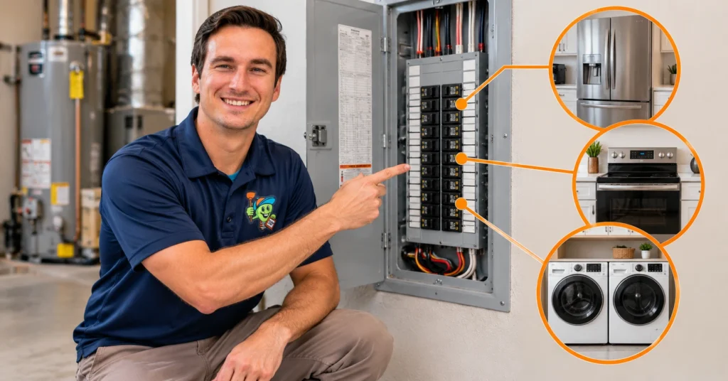 dedicated circuit for appliances