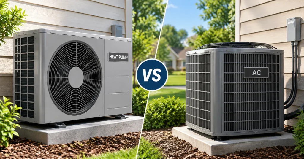 heat pump vs AC Athens TX