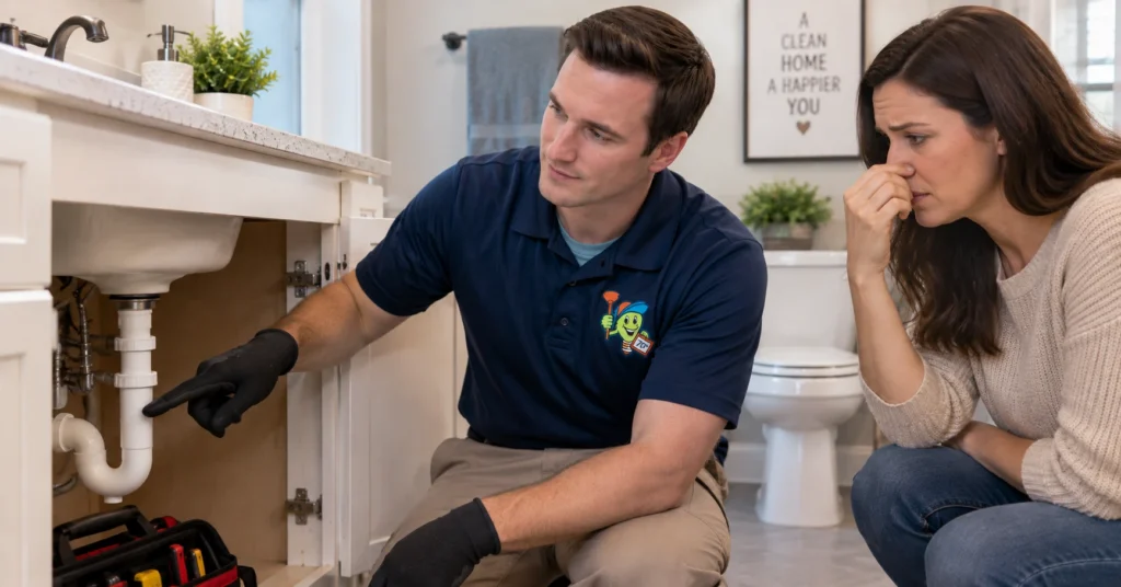 sewer odors Kaufman TX