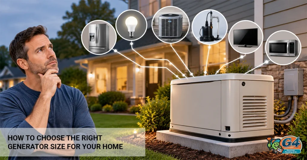 how to choose the right generator size