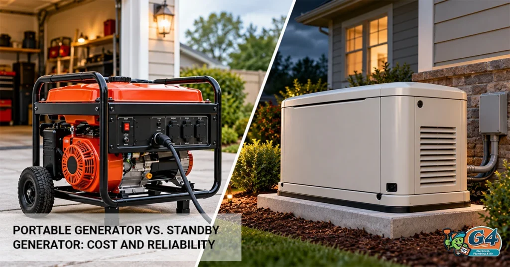 portable vs standby generator